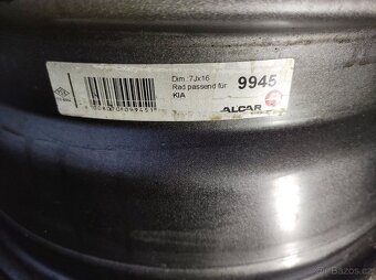 alu disk kolo rezerva 5x139 pneu 245/70r16+ plechové disky - 18
