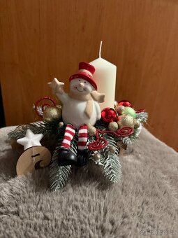 Vánoční dekorace, adventní svicny - 18