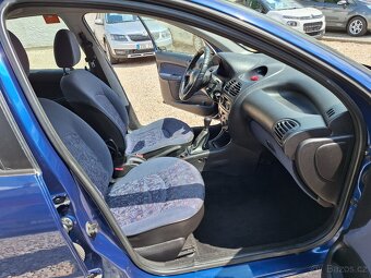Peugeot 206 1.2i 44KW Tažné, Nové v ČR, 5Dveří - 18