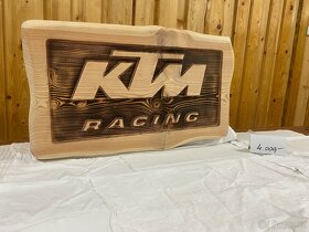 Dřevěné tabule s nápisy... KTM Husaberg Husqvarna Yamaha.. - 18