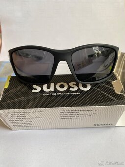 Jedinečné orig. sluneční brýle fialový odstín kov - 18