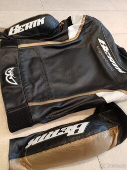 Berik Bionic Gold-Pánská kožená moto kombinéza, dvoudílná - 18