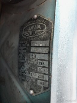 Jawetta 551 (1960) – pojízdná, pěkná patinovka + revma plech - 18