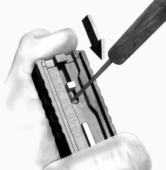 Spona Glock clipdraw - 18