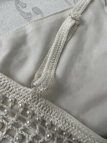 Morris - dáms. nové luxusní tílko s perličkami – XS/S? - 18