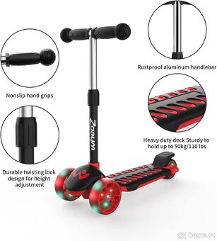 Nová dětská koloběžka scooter (124) - 18