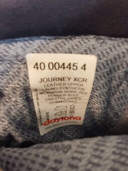 DAYTONA Journey XCR 40 Kožené boty na moto - 18