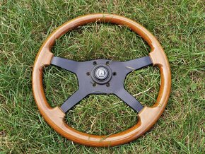Dřevěný volant Raid 5D - W123, W124, W201, BMW E30, VW Golf2 - 18