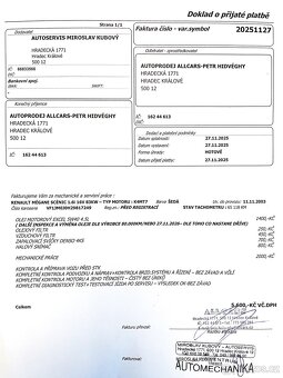 RENAULT MÉGANE SCÉNIC 1.6i 16V 83KW 65.000KM PĚKNÝ STAV - 18
