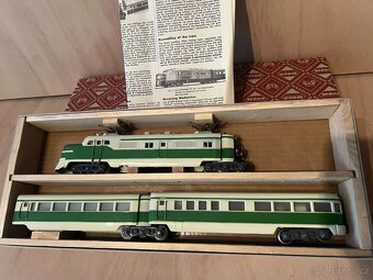 Märklin železniční vůz ST 800 zeleno-béžový Střešní žebra m - 18