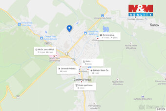Prodej pozemku s hrubou stavbou, 1100 m², Červená Voda - 18