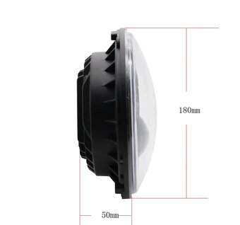 Tatra,v3s,multicar přední LED světla  178mm 7' (angel eyes) - 18