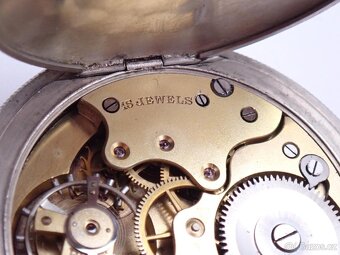 Masivní, velké starožitné dvouplaštové hodinky, 101g - 18