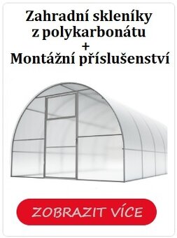 POLYKARBONÁT - PLEXISKLO - SKLOLAMINÁT - ZAHRADNÍ SKLENÍKY - 18