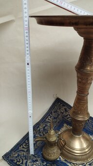 Orientalní lampa velká, stolek a malá lampa - 18