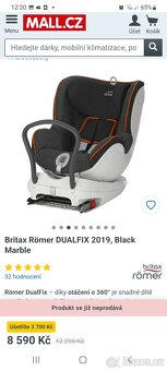 Dvě dětské autsedacky britax romer dualfix - 18