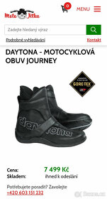 42 DAYTONA Journey XCR Kožené boty na motorku - 18