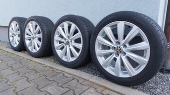 Alu kola originál 5x100 r16 vw Polo letní pneu - 18