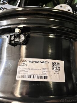 5x114,3 R18 Toyota Corolla 2019+ Alu disky - TOP STAV - 18