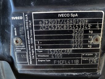 IVECO Daily 35-180 MAXI 3.0 129kW Hi-Matic - ČR - 1.majitel - 18