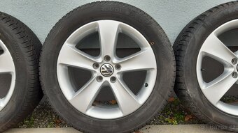Alu kola 5x112 r17 zimní pneu vw passat cc b7 alltrack - 18