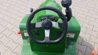 Dětský čtyřtaktní zahradní traktor s přívěsem 110ccm zelený - 18