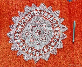 Retro dečky krajkové - háčkované či paličkované - 18