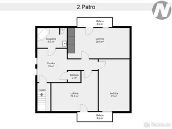 Prodej pensionu 404 m2, Horní Kožlí, 1210 m2 - 18