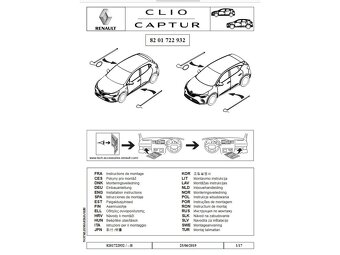 LED osvětlení podvozku pod prahy Renault Clio od 052019 , Ca - 18