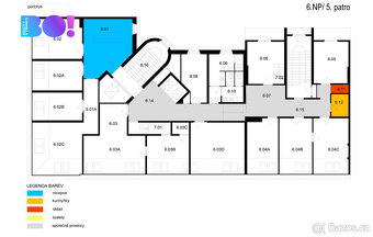 Pronájem kanceláří 56,75 m² – Žerotínova, Praha 3 – Žižkov - 18