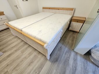 Celodřevěná ložnice Postel s úložným prostorem - 18