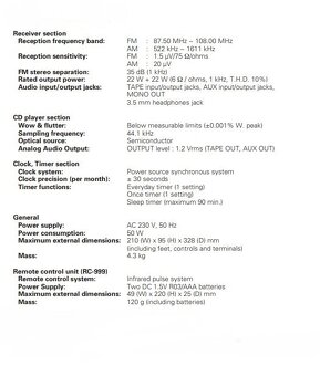 Minisystém DENON RCD-M33, mnoho funkcí, jako nový, DO - 18