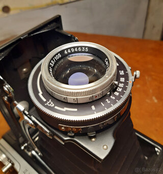 měchový fotoaparát Ercona II, Carl Zeiss Tessar, TOP stav - 18