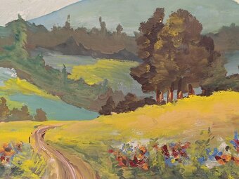 Obrazy 4ks Alois Kokáč, olej 50x70 - 18