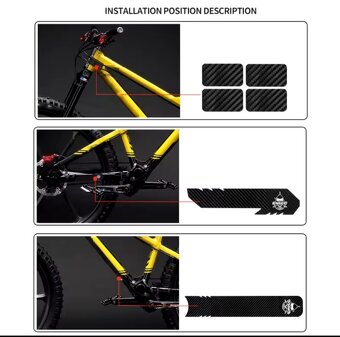 Nové ochranné nálepky na rám bicykla - 18