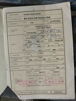 Škoda Octavia 985 r.v. 1963 1089ccm - 18