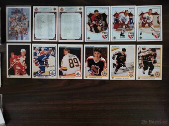 Predám hokejové kartičky z 90 rokov (UD,Top.,metal, pacific. - 18