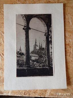 Litografie-praha motiv - 18