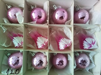 Staré ozdoby, ozdoby vánoční, vánoční ozdoby, baňky - 18