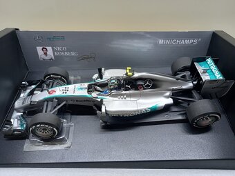 6x F1 MERCEDES 2013-2015 HAMILTON A ROSBERG MINICHAMPS 1:18 - 18