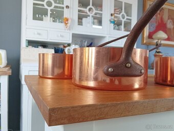 KVALITNÍ MĚDĚNÉ HRNCE TOURNUS FRANCIE 70. LÉTA - 18