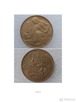 První ročníky ražeb jednokorun (1892-1993) - 18