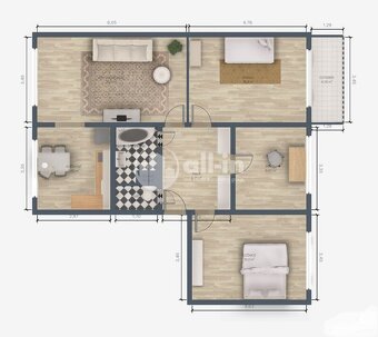 Pronájem bytu 4+1, 87 m2, Vyškov - 18