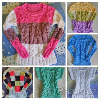 RUČNĚ PLETENÁ, NOVÁ, OBJEMNÁ ŠÁLA-PLÉD: 2,2metru x 36cm - 18