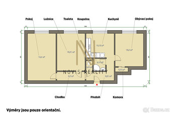 Pronájem, byt 3+1, 76 m², Planá, ul. Zahradní - 18