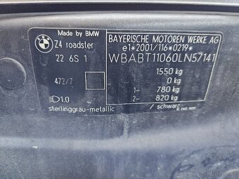 BMW Z4 2,2L BENZIN 6TI VÁLEC - 18