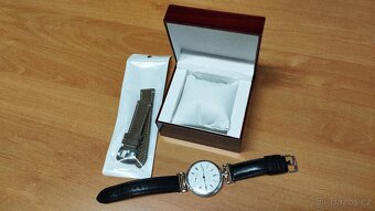 Krásné starožitné STŘÍBRNÉ hodinky IWC Schaffhausen  +pásek - 18