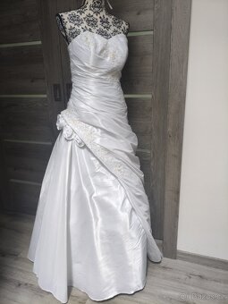Tradiční svatební šaty 38/40/42 - 18