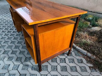 Retro designový psací stůl - Rumunsko - 60. léta - 18
