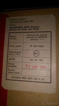 Velká kuličková dráha, Elektrostavebnice, Merkur, Pinball - 18